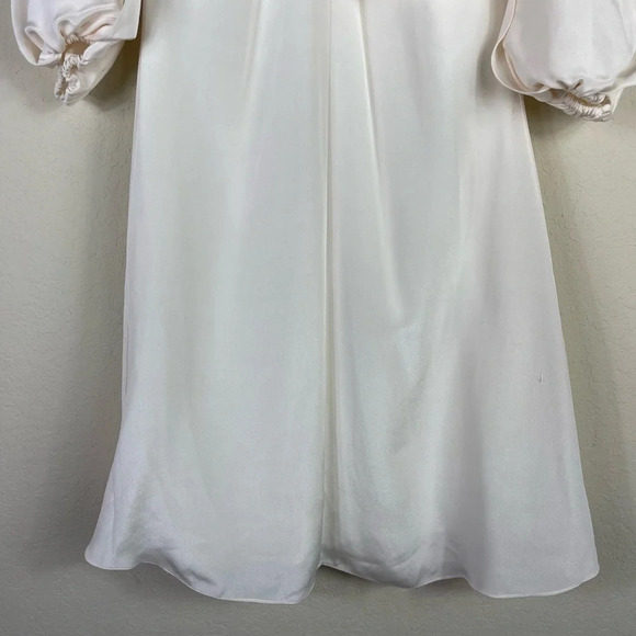 Kobi Halperin Janella Silk Cold Shoulder Ruffle Halter Cocktail Dress Size 6 - Picture 7 of 9